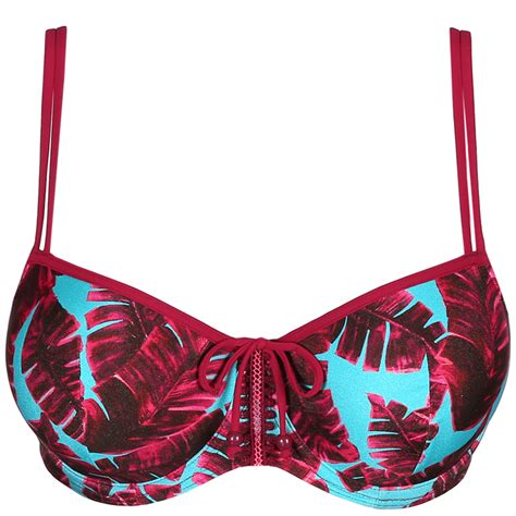 Primadonna Swim Palm Springs Vorgeformtes Balconette Bikini Top Pink