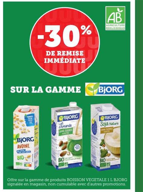 Promo La Gamme Bjorg Chez Super U Icatalogue Fr