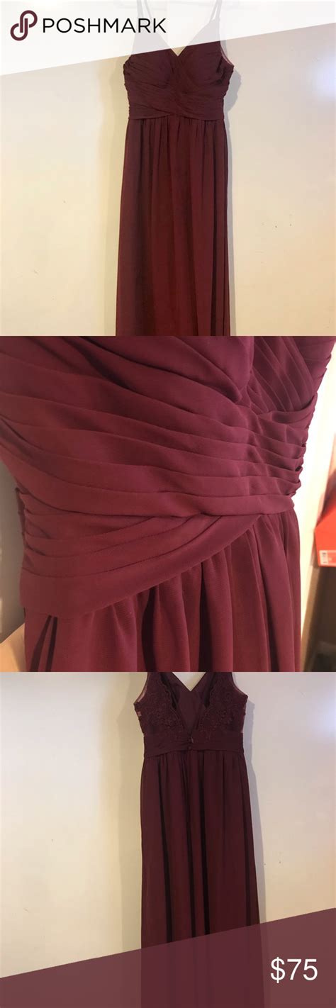 Azazie Blake Cabernet Bridesmaid Dress Size 4 Bridesmaid Dress Sizes