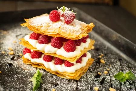 Recette Mille Feuilles Aux Framboises Et Au Miel Facile Mes Recettes