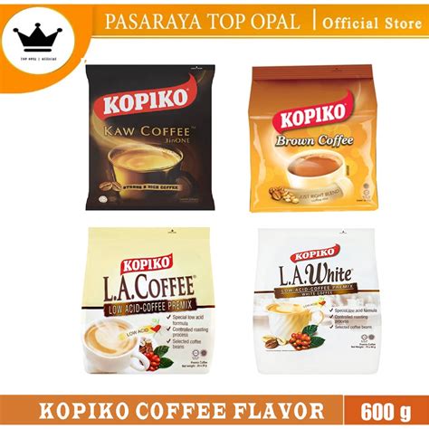 KOPIKO L A White Coffee Premix Low Acid Coffee Premix Brown Coffee