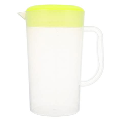 Pitcher Water Tea Lid Carafe Beverage Plastic Juice Jug Iced Cold Jar