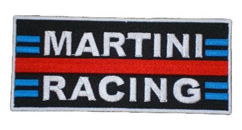 MARTINI RACING Vintage Porsche 918 Team Clothing Patch Sew Iron On Logo