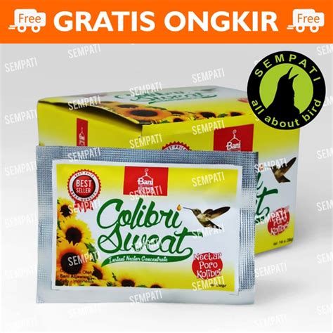 Jual PAKAN MINUM BURUNG PLECI COLIBRI SWEAT NECTAR NEKTAR BANI ALJAWANI