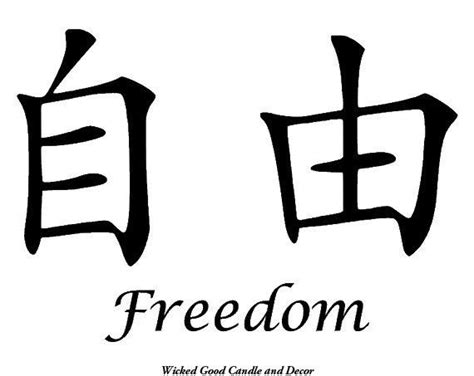 Freedom In Chinese In 2023 Freedom Tattoos Chinese Symbols Chinese