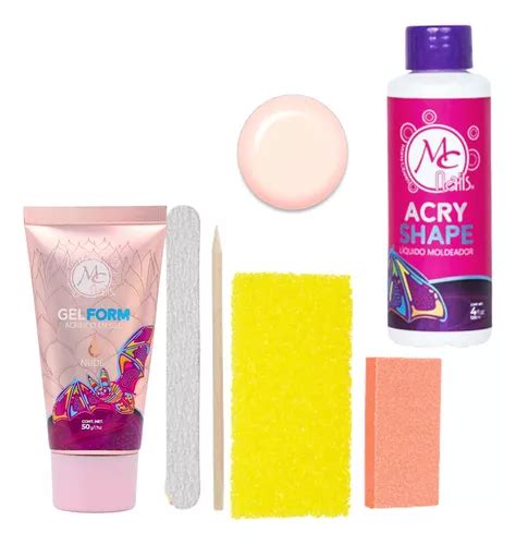 Kit Pzs De Polygel Acrigel Para U As Acr Licas Mc Nails Mercadolibre