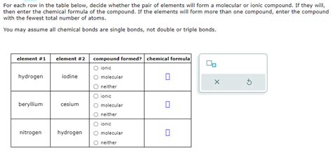 Solved For Each Row In The Table Below Decide Whether The Chegg