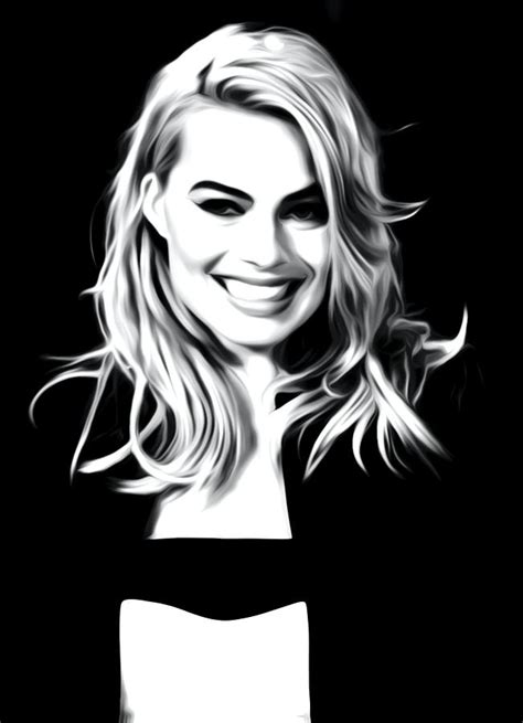 Actress Margot Robbie Digital Art By Lilia Kosvintseva 51192 Hot Sex