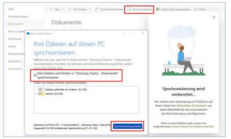 Sharepoint Dateien Lokal Synchronisieren Offline Auf Einem Pc Nutzen