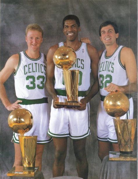 Larry Bird Robert Parrish And Kevin Mchale Larry Bird Basketball