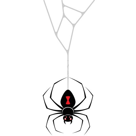 Black Widow Spider Design 6357152 Vector Art At Vecteezy