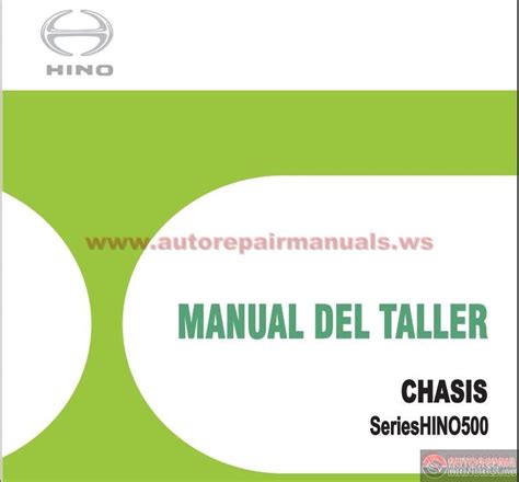 Hino Series 500 Workshop Manual Auto Repair Manual Forum Heavy