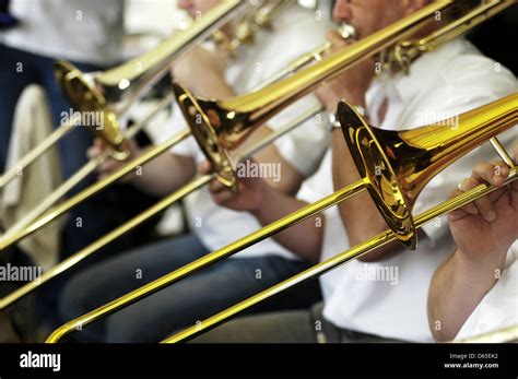 Brass Trombone High Resolution Stock Photography and Images - Alamy