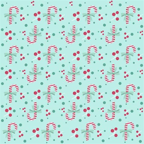 Premium Vector | Candy cane pattern