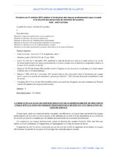 Bulletin Officiel Du Minist Re De La Justice Bulletin Officiel Du