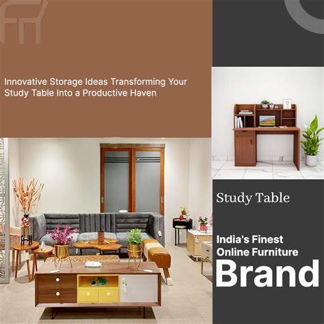 Efficient Study Tables: Storage & Drawers