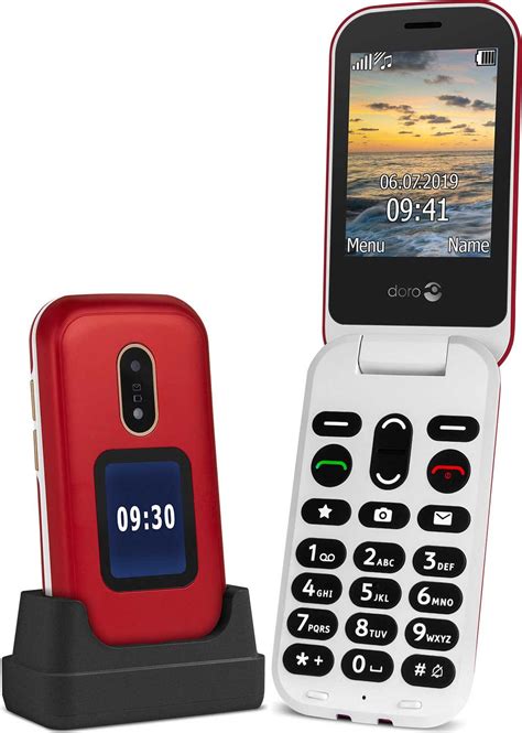 Doro T L Phone Clapet Rouge Kr Fel Les Meilleurs Prix