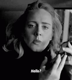 Adele Hello GIF - Adele Hello Joke - Discover & Share GIFs