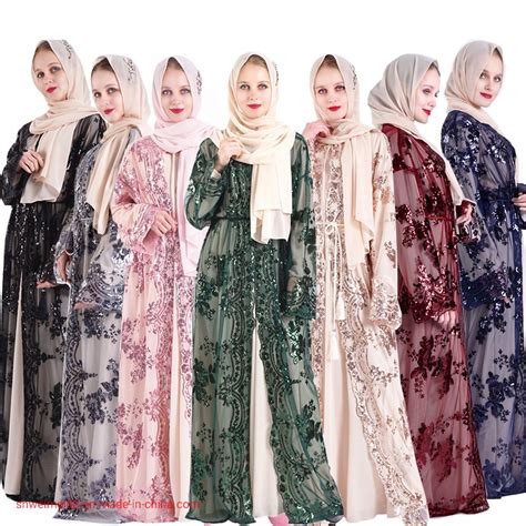 Abaya Muslim Women Arabic Abaya Aid Outfit Cocktail Dresses Long Dress