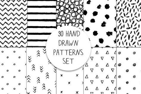 30 hand drawn patterns | How to draw hands, Hand drawn pattern, Hand ...