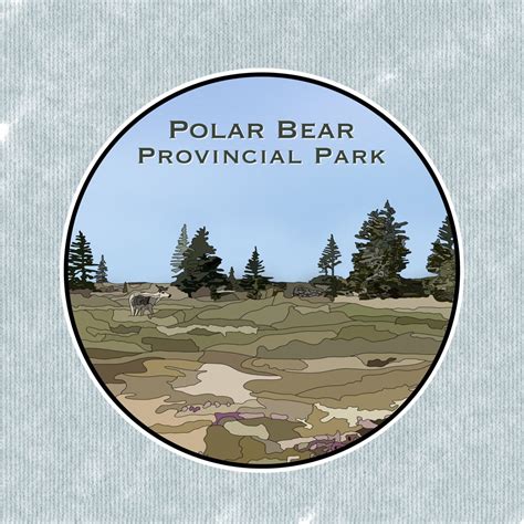 Polar Bear Provincial Park Sticker - Etsy