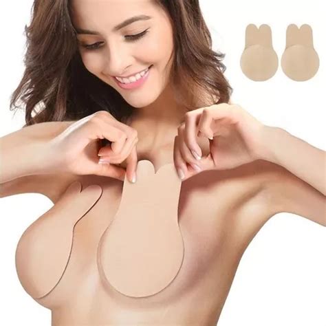 Levanta Busto Rabbit Bra Siliconado Reutilizable Adhesivo En Venta En