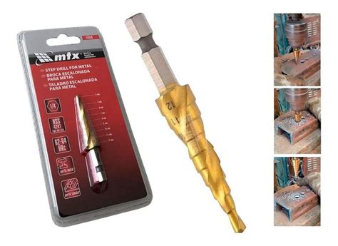 Broca Escalonada De Mm Hss Espiral Profissional Mtx Bits E