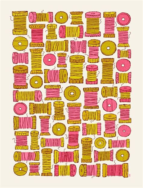 Spools art print