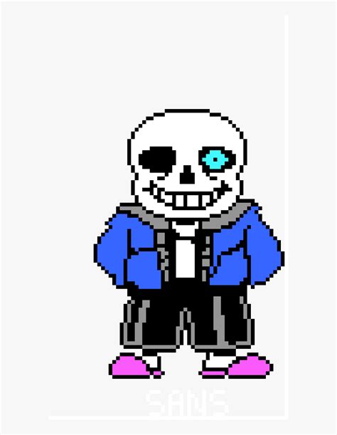 Character Art Pixel Fictional Undertale Free Frame Blue Eye Sans