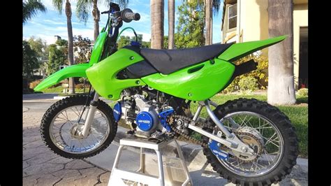 Klx Pitbike Build Stock Mod To Full Mod Part Youtube