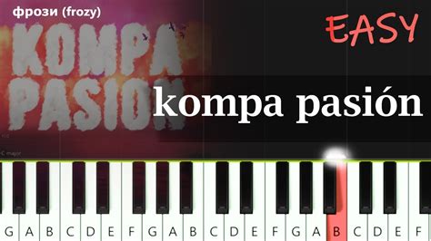 фрози Frozy Kompa Pasión ~ Quick Easy Piano Tutorial Youtube