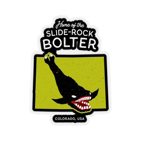 Home Of The Slide Rock Bolter Colorado Usa Cryptid Etsy