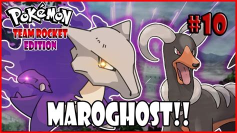 Pokémon TEAM ROCKET EDITION 10 MAROGHOST Y ANDRA VIENEN A DELETEAR