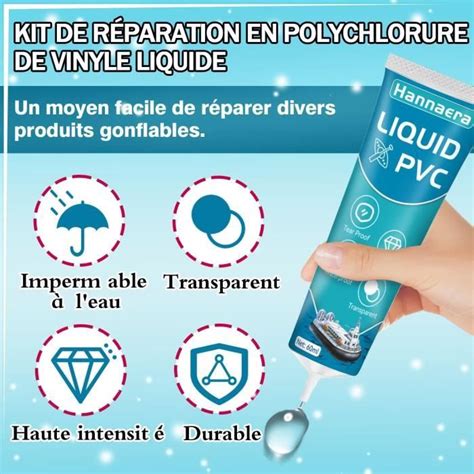 Kit de Réparation Piscine Kit Reparation Spa Gonflable Transparente