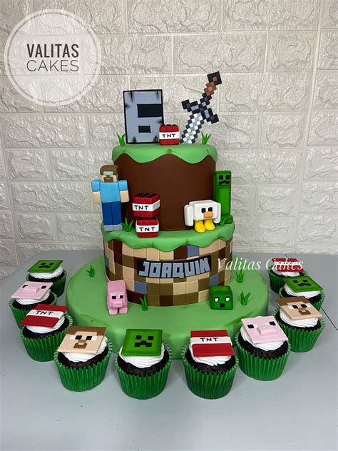 Minecraft Cake Y Cupcakes Artofit