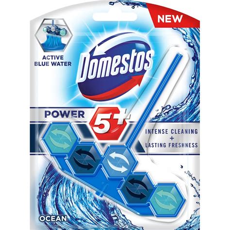 Domestos Toiletblok Power 5 Blue Water Ocean 53 G £275