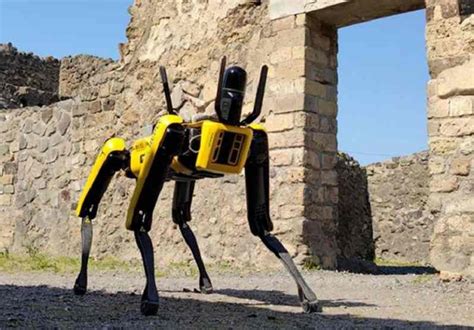 Spot Arriva Il Cane Da Guardia Robot Negli Scavi Di Pompei