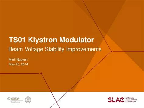 Ppt Ts01 Klystron Modulator Powerpoint Presentation Free Download