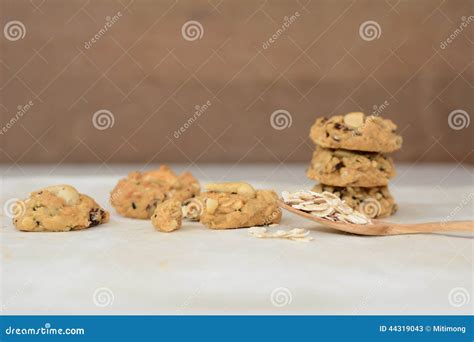 Whole Wheat Cookies Stock Image Image Of Dessert Baked 44319043