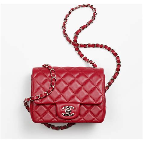 86 Images De Chanel Mini Sac à Rabat 20cm Chaîne Coeur