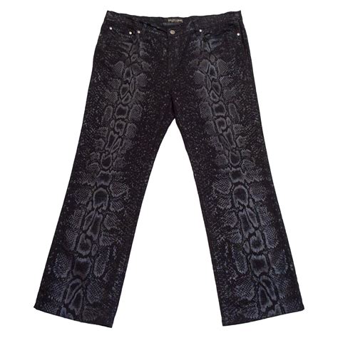 Cavalli Pearl Embellished Jeans At Stdibs