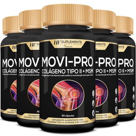 Melhor Colágeno Para Artrose - Kit 5X Colágeno Tipo 2 + Msm Para Artrite Artrose Cartilagem | Submarino