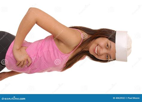 Lovely Asian Brunette Girl Stock Photo Image Of Brunette 4063932