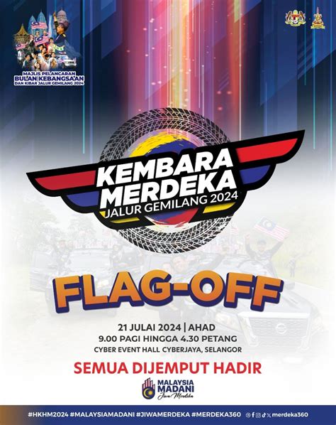 Kembara Merdeka Jalur Gemilang 2024 | Flag-Off - Malaysiaaktif