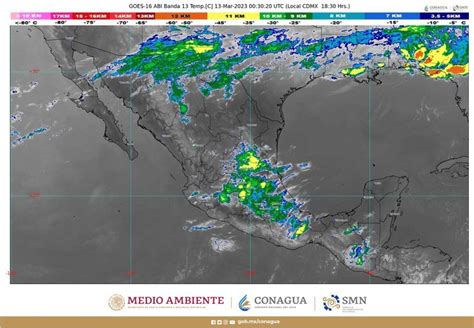 Conagua On Twitter Para Esta Noche Se Pronostican Lluvias Fuertes En