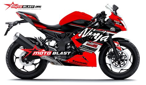 Kumpulan Desain Modifikasi Striping Kawasaki Ninja 250SL RR Mono