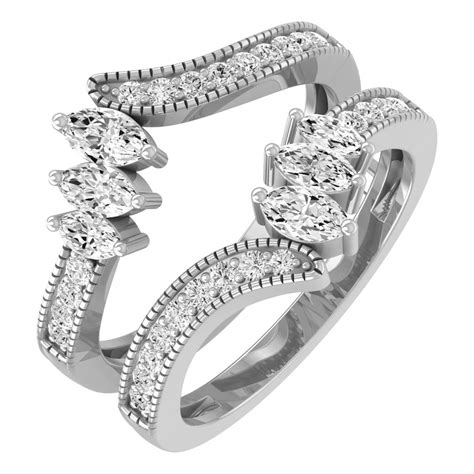 Araiya Fine Jewelry Sterling Silver Lab Grown Diamond Wedding Band