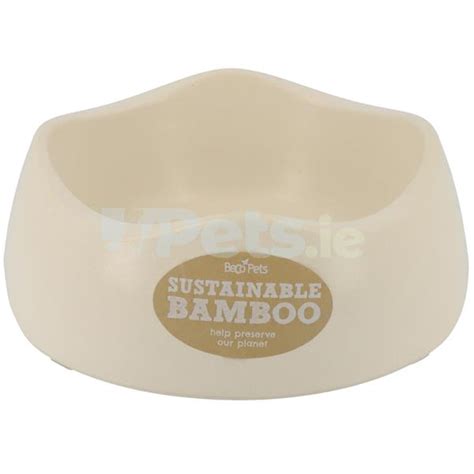 Beco Dog Bowl Natural Bamboo Petsie Ireland