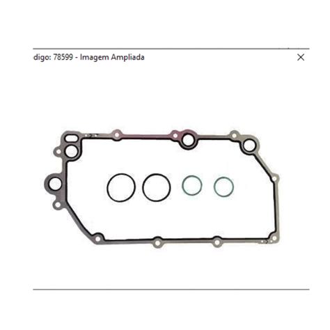 Kit Junta Radiador Oleo Motor Scania S S Loja Dr