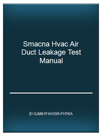 Open E Book Pdf Smacna Hvac Air Duct Leakage Test Manual Telegraph